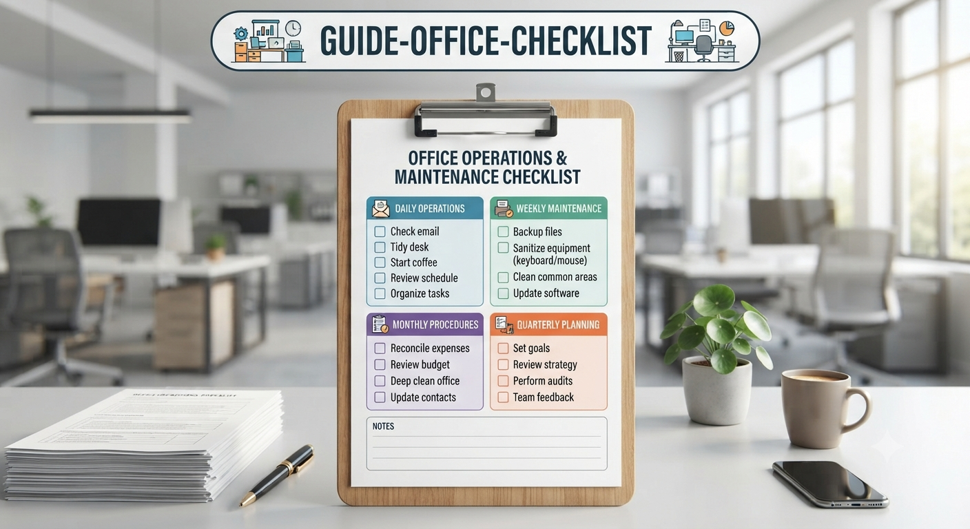 Office cleaning checklist for Adelaide businesses